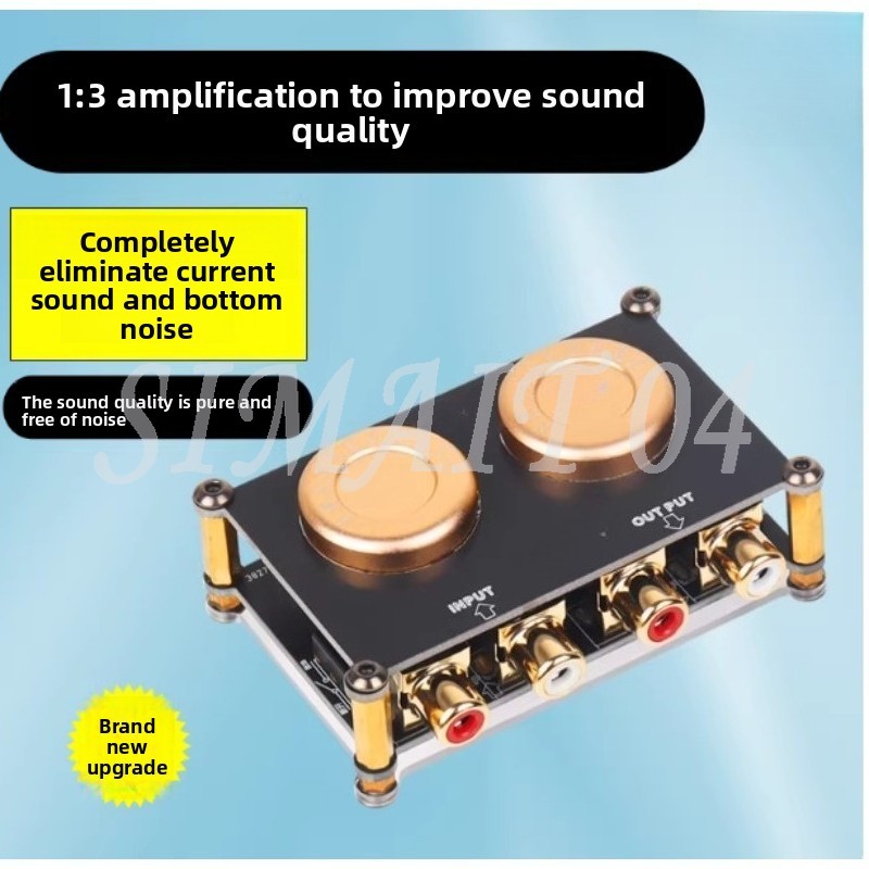 Audio Isolator Boost Cow Audio - Passive Preamp ulasan dan harga