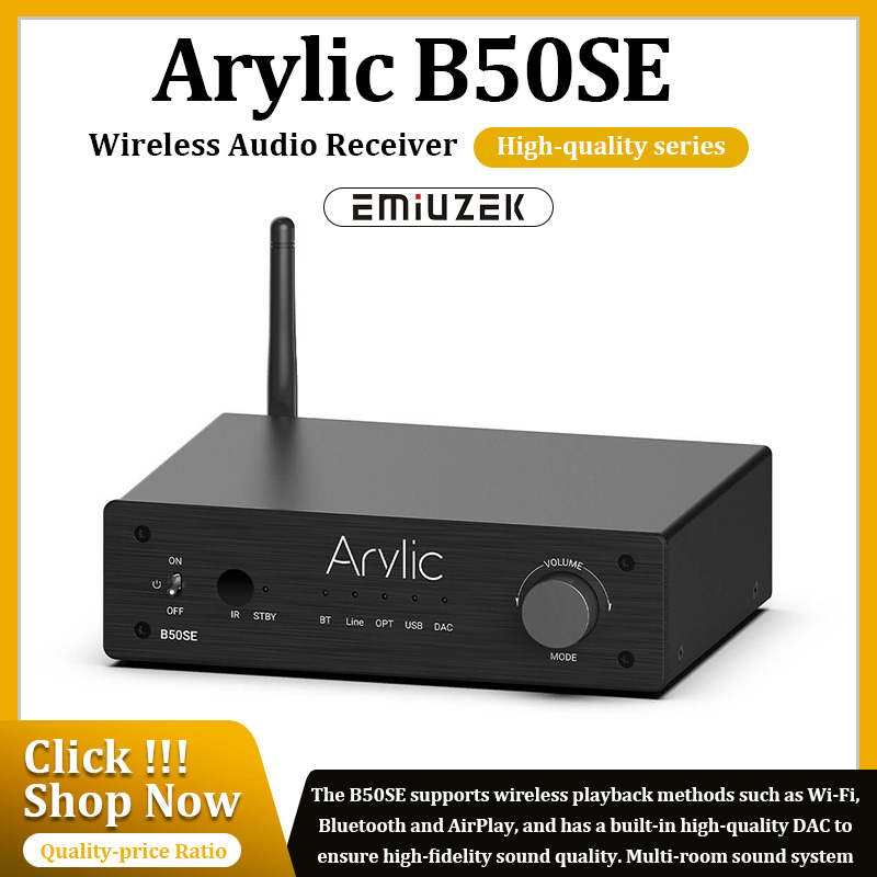 Arylic-B50 SE Bluetooth Stereo - Class D Amplifier ulasan dan harga