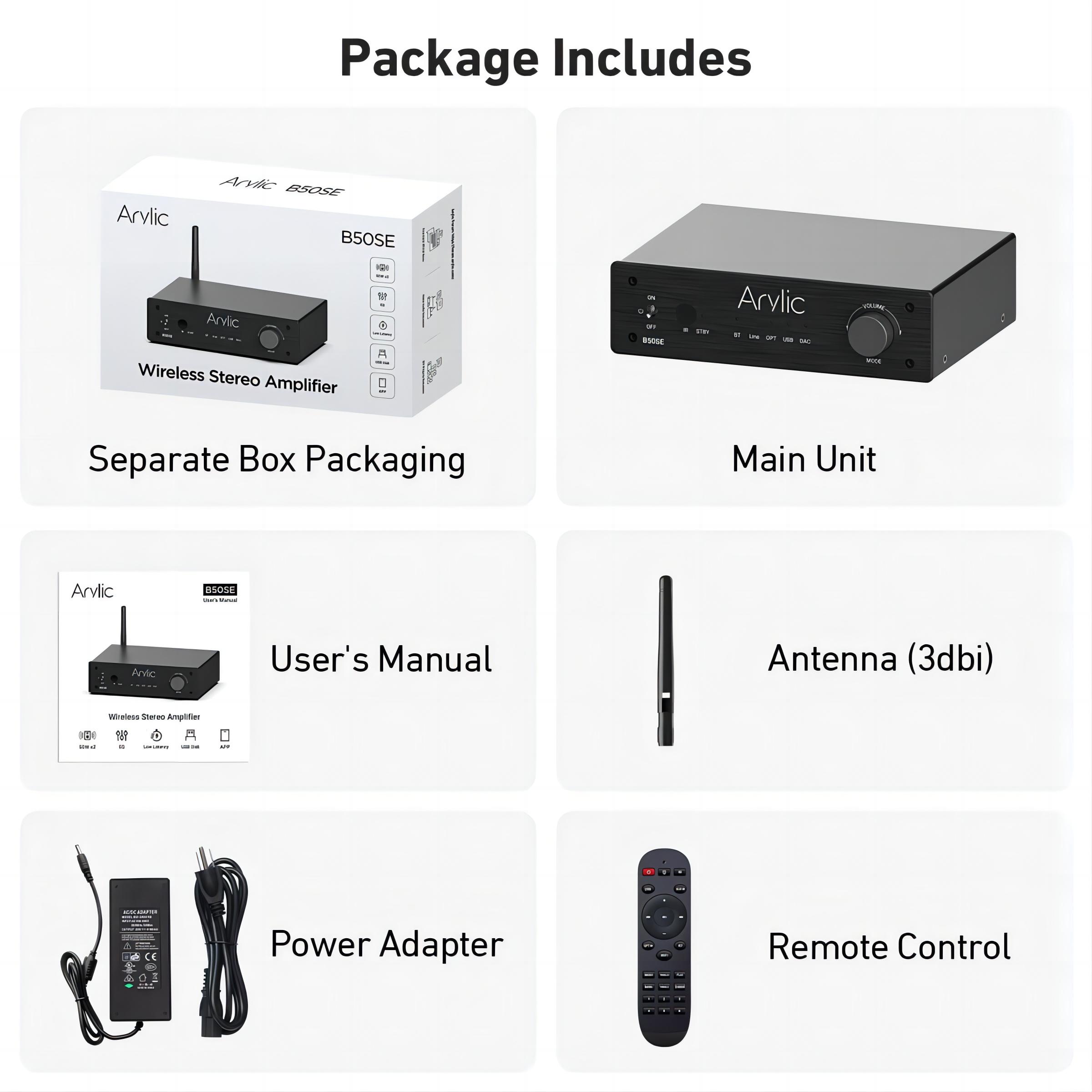 Arylic-B50 SE Bluetooth Stereo - Class D Amplifier ulasan dan harga