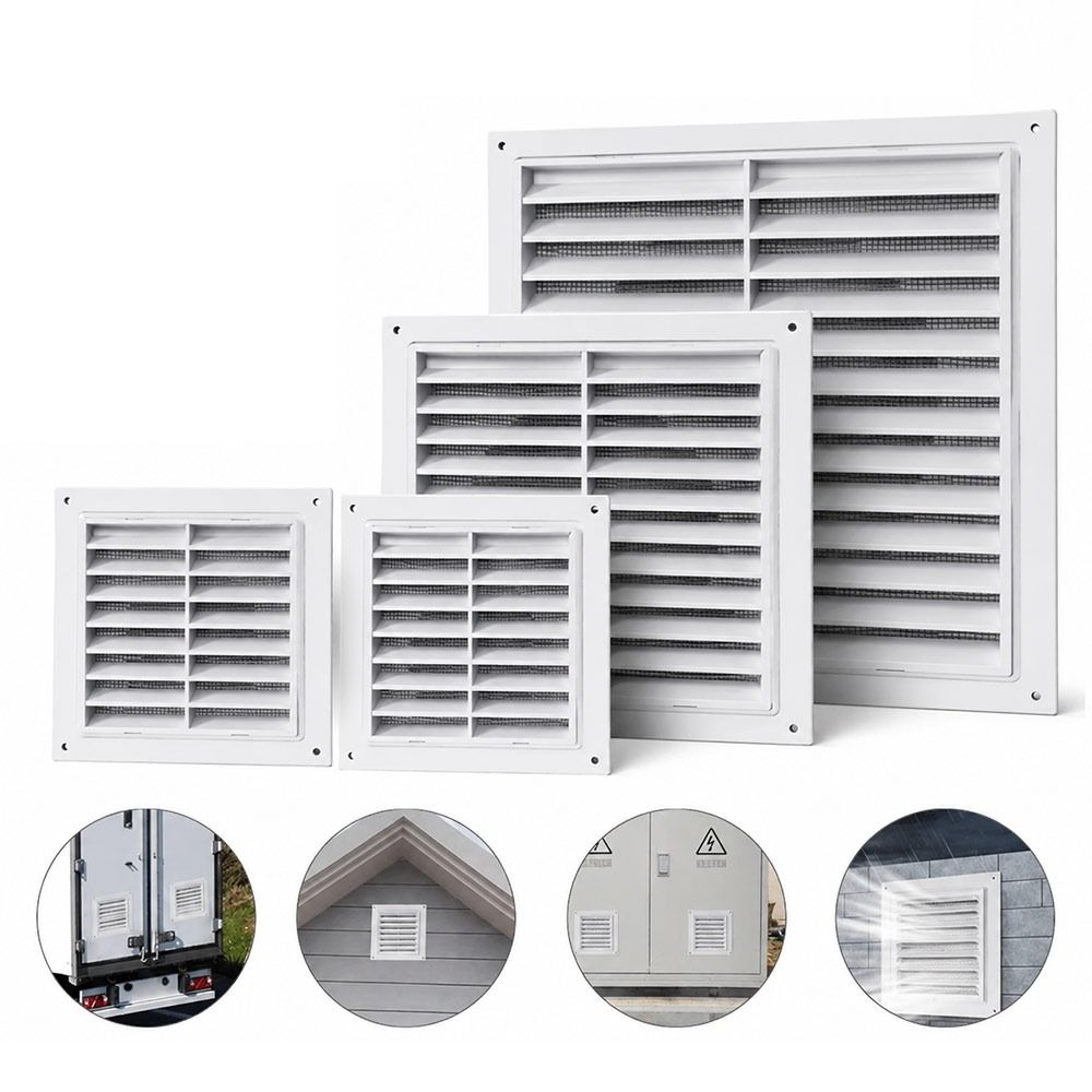 Durable 4/5/6/8In Air Vent Gri - Ventilation Grille Aluminum ulasan dan harga