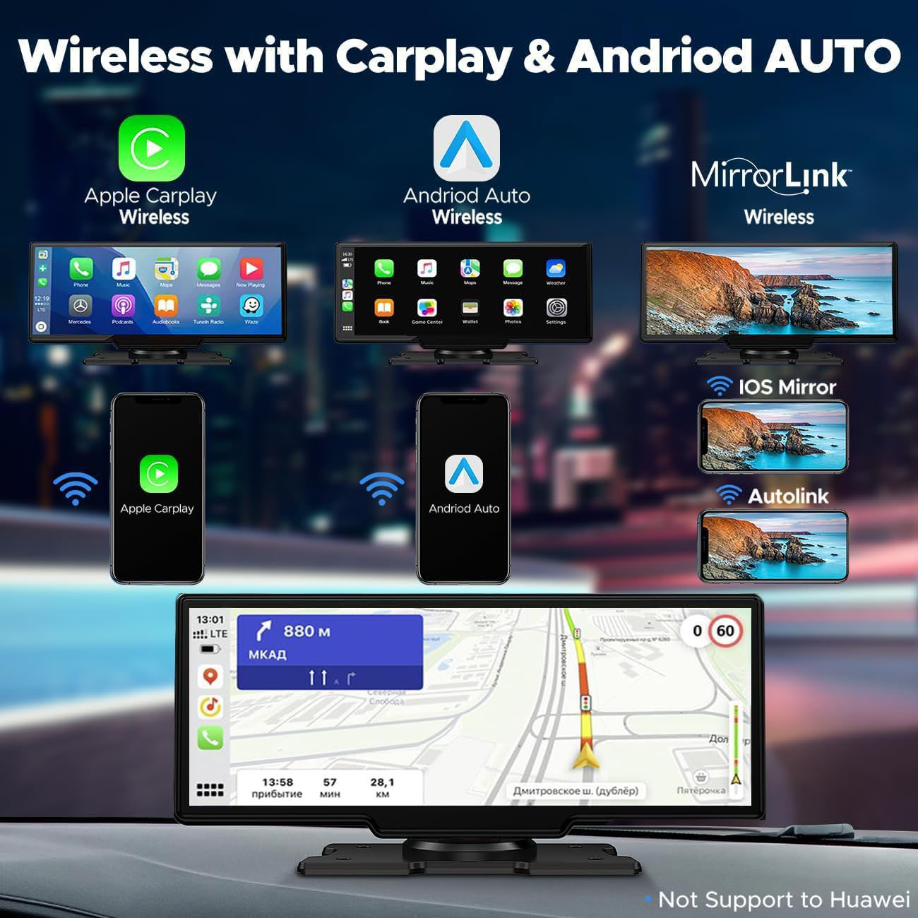10.26 Inch Dash Cam 4K Carplay - Mdi Cable ulasan dan harga