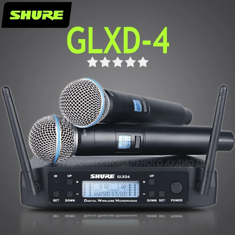 Shure GLXD4 BETA 58A Professio - Ribbon Microphone ulasan dan harga