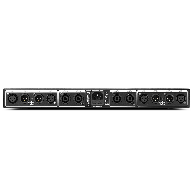 New Arrivals D Class 1U 4 Chan - Class D Amplifier ulasan dan harga