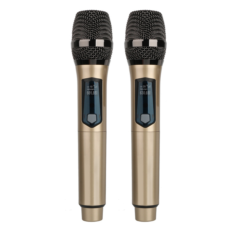 Wireless Microphone 2 Channels - Ribbon Microphone ulasan dan harga