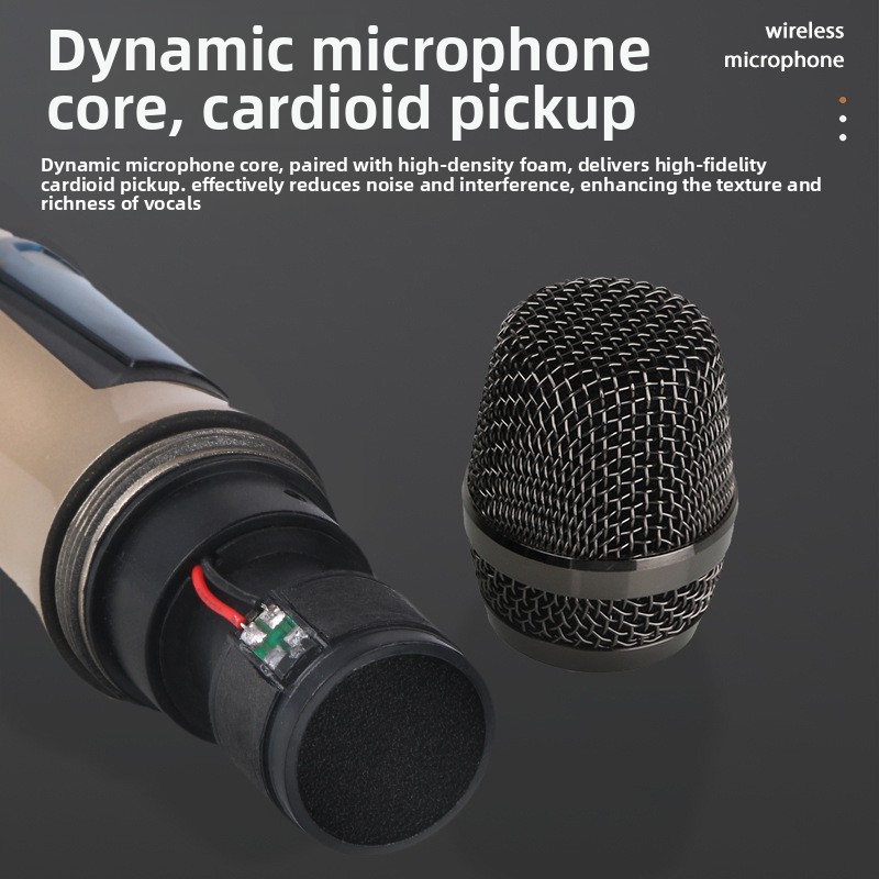 Wireless Microphone 2 Channels - Ribbon Microphone ulasan dan harga