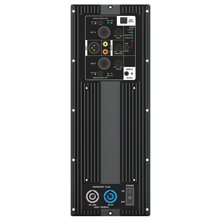 MD 800-Watt DSP 2-Channel Meta - Class D Amplifier ulasan dan harga