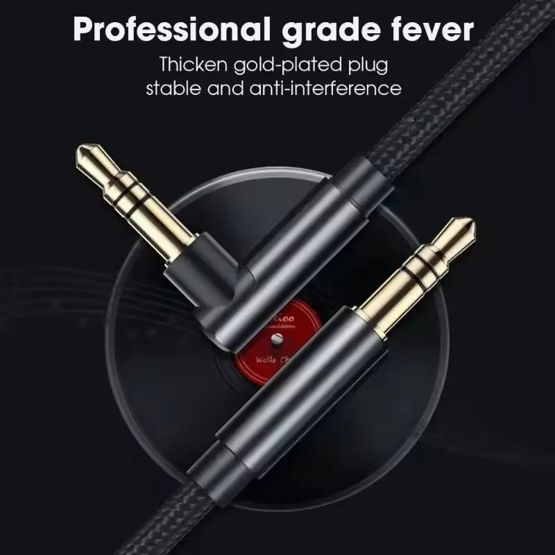 3.5mm Jack Audio Cable 90 Degr - Audio Jumper Wire ulasan dan harga