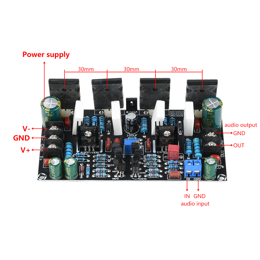 200W Amplifier Board DC 20V-90 - Volume Control Board ulasan dan harga
