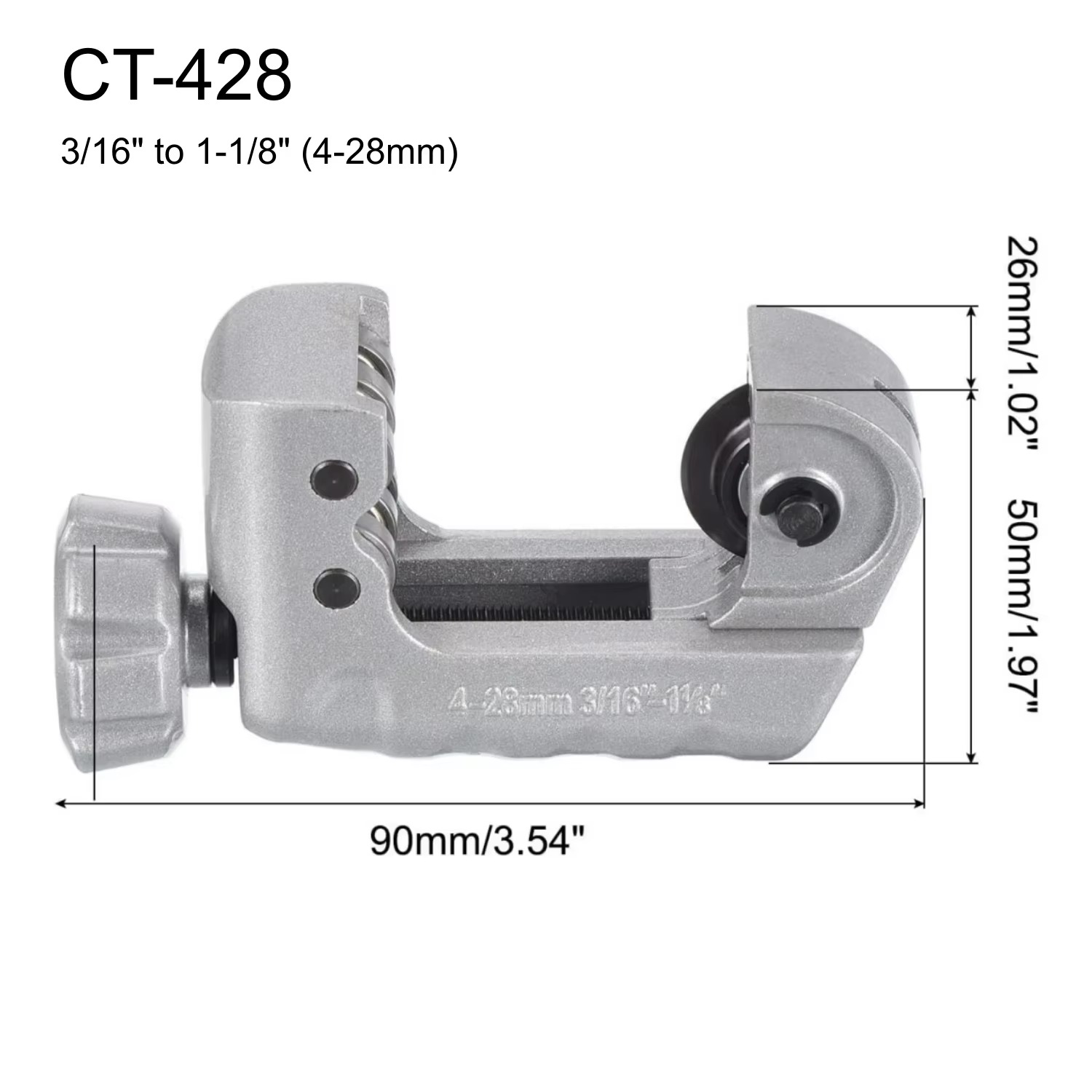 4-28MM Bearing Pipe Cutter Stu - Knob Aluminum ulasan dan harga