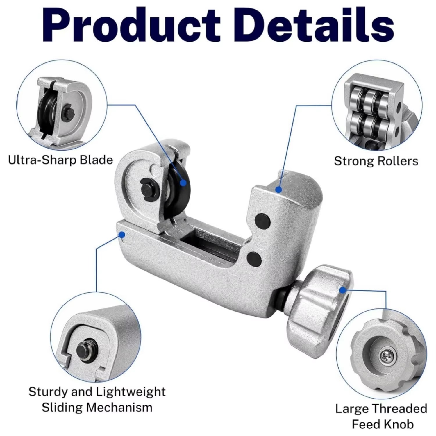 4-28MM Bearing Pipe Cutter Stu - Knob Aluminum ulasan dan harga