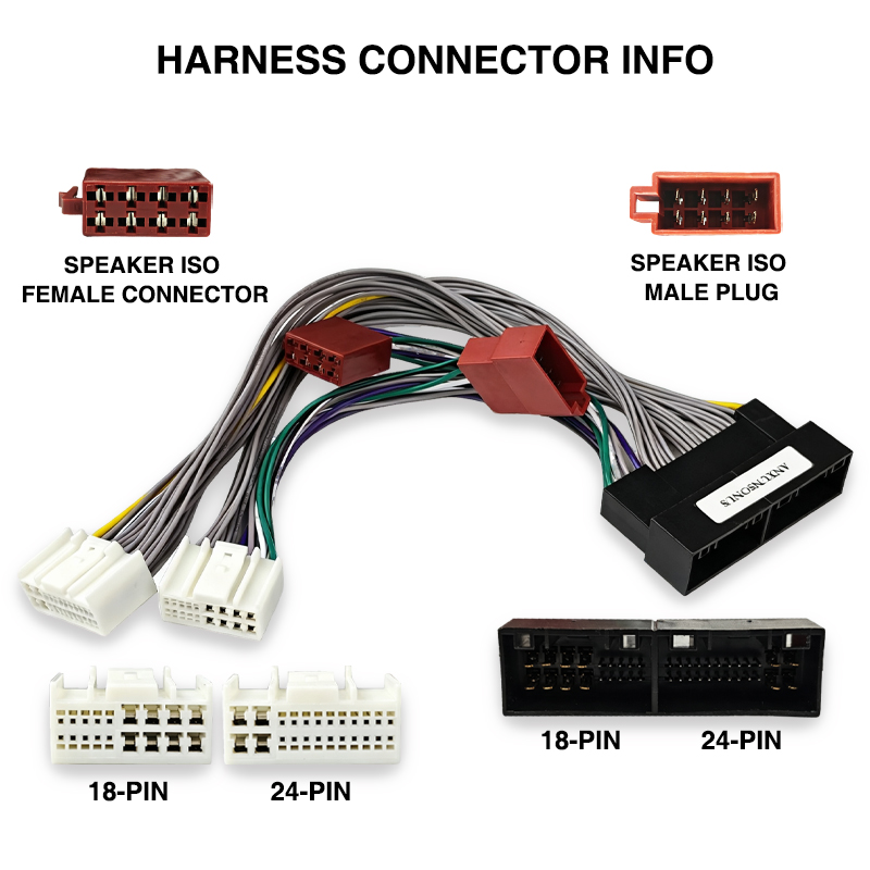 DSP Amplifier T-Harness Cable  - Audio Jumper Wire ulasan dan harga