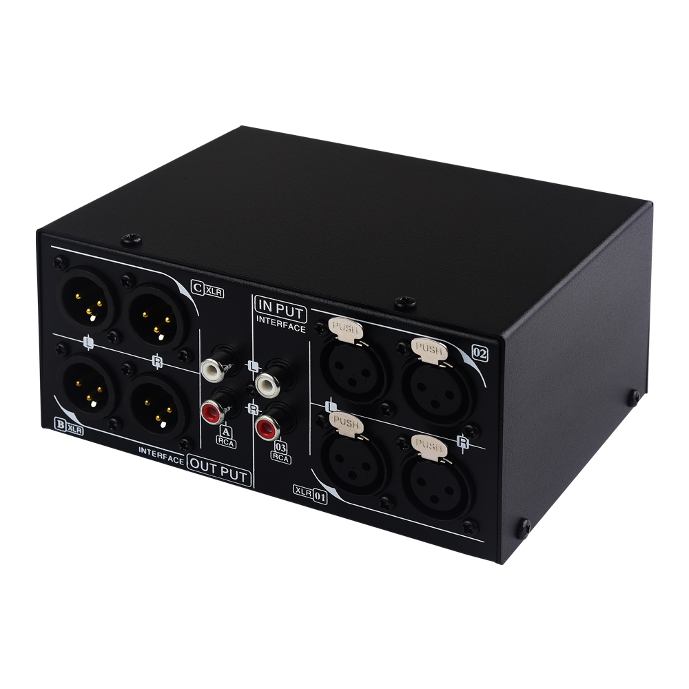 3 in 3 out fully balanced XLR  - Passive Preamp ulasan dan harga