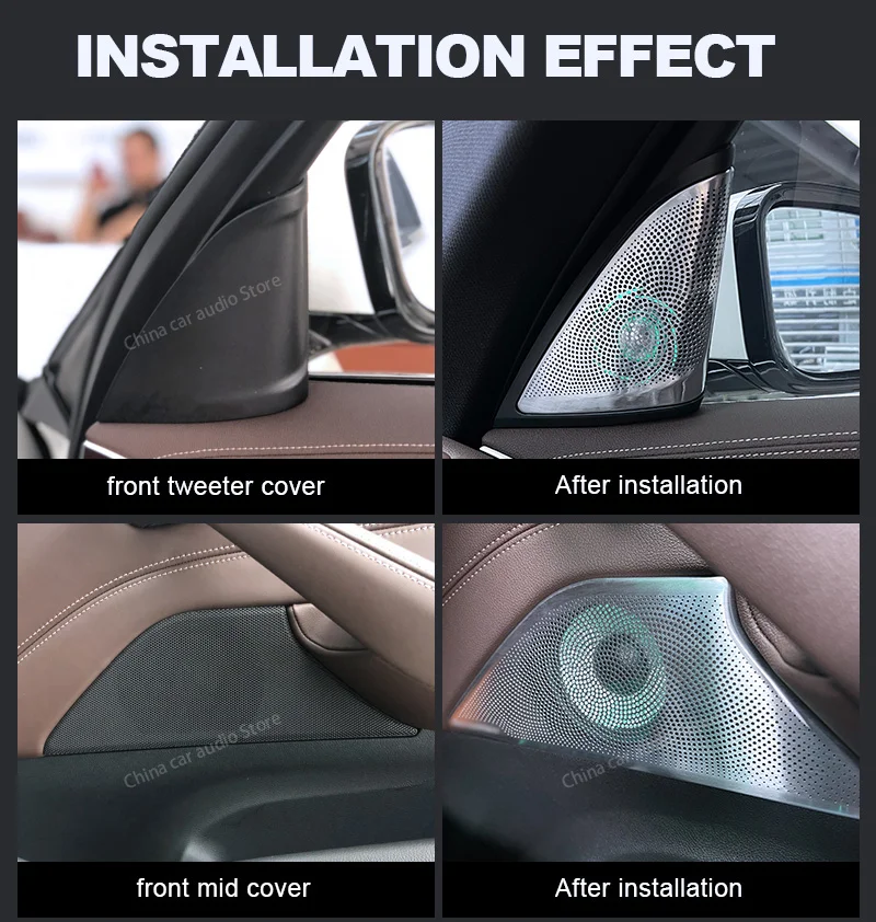 LED Car Speaker Tweeter Cover  - Tweeter ulasan dan harga