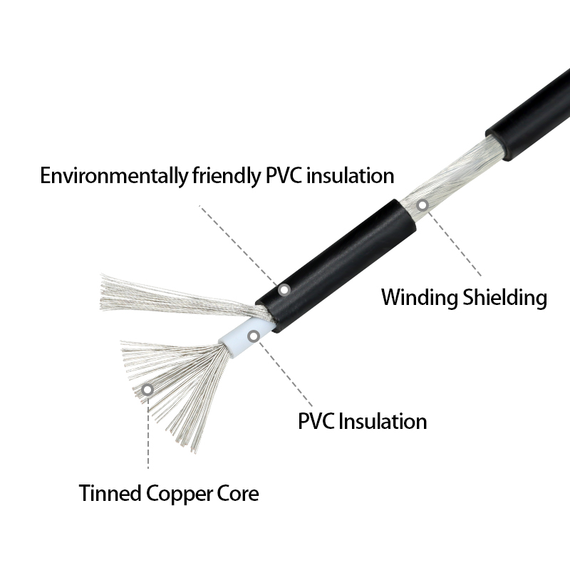 1~10M UL1185 PVC Shielded Wire - Audio Jumper Wire ulasan dan harga