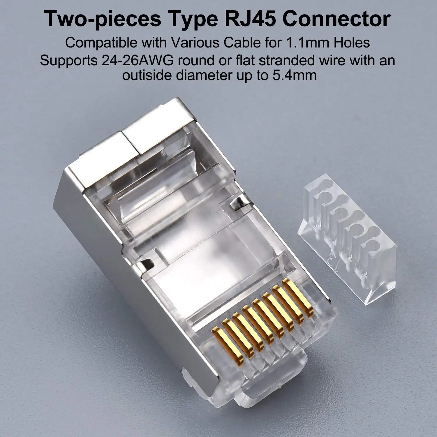 ZoeRax 50pcs Cat6 RJ45 Connect - Rj45 Jack ulasan dan harga