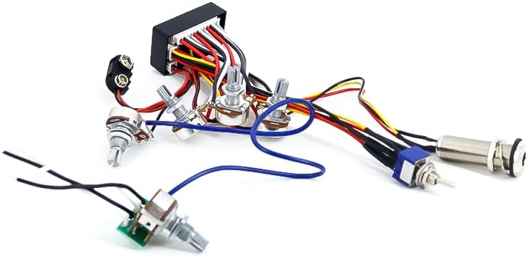 XSXS Pre-Wired 3-Band Active & - Passive Preamp ulasan dan harga