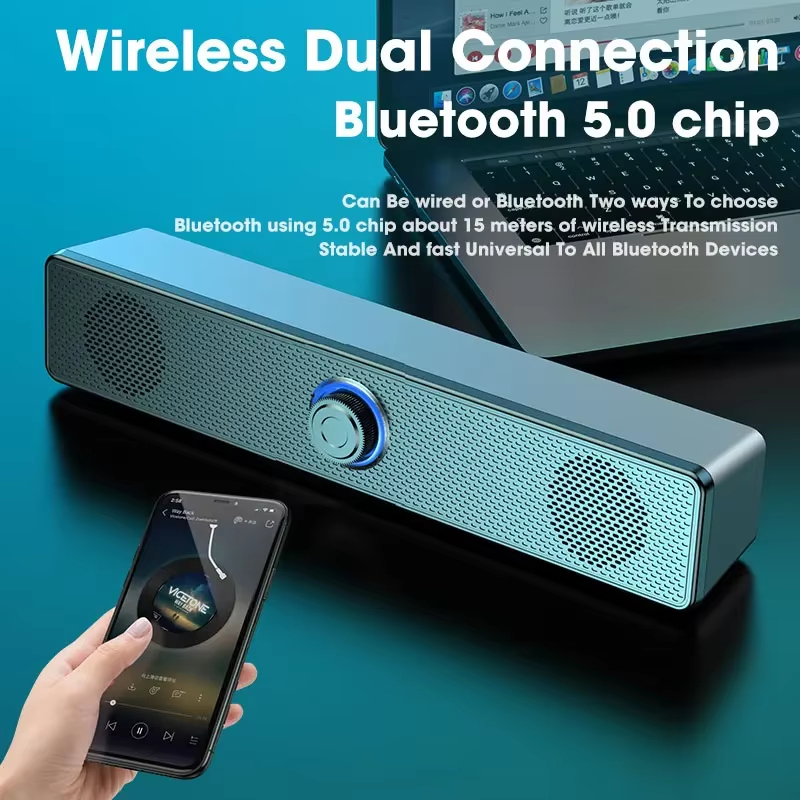 Bluetooth Soundbar for TV Comp - Speaker Driver ulasan dan harga