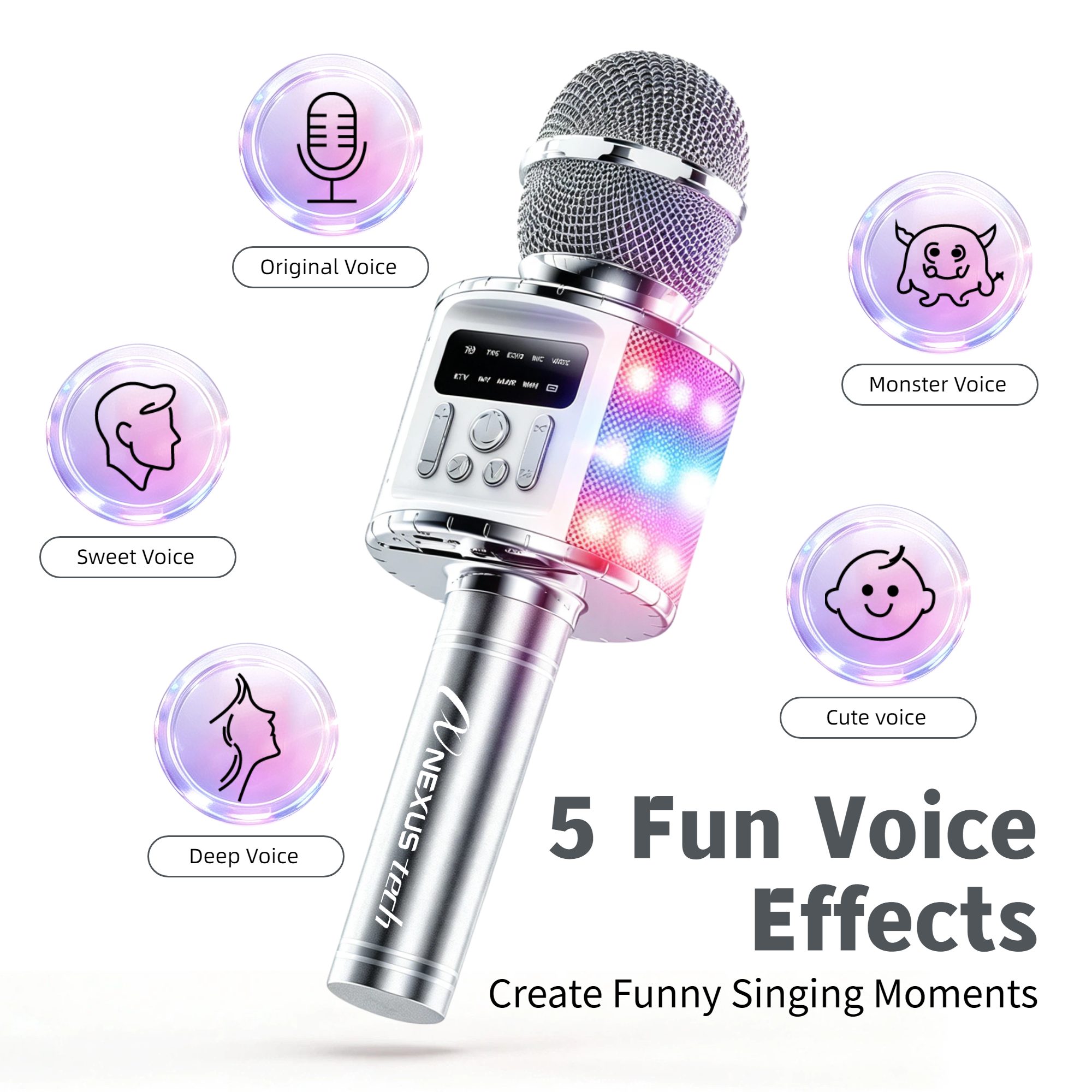 TWS Dual Wireless Karaoke Micr - Microphone Capsule ulasan dan harga