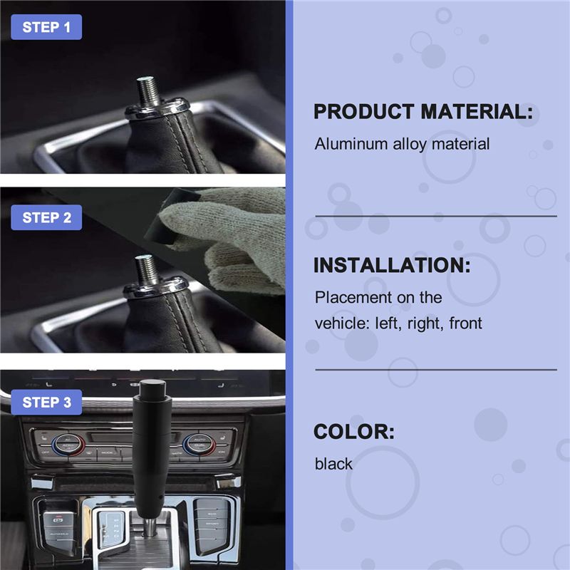 AU33-Car Auto Shift Knob With  - Knob Aluminum ulasan dan harga