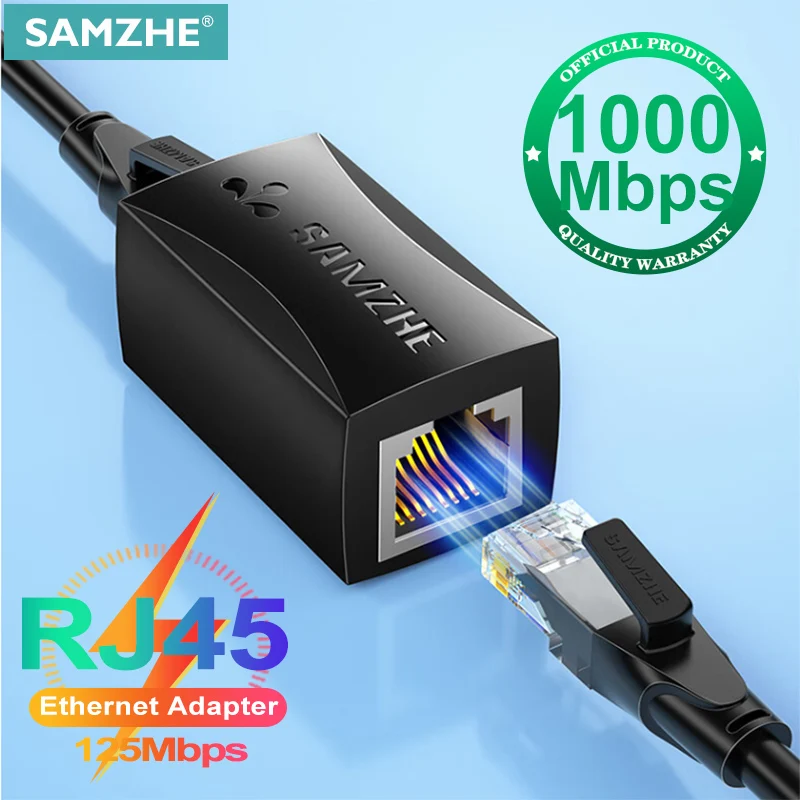 SAMZHE Ethernet Adapter 8P8C R - Rj45 Jack ulasan dan harga