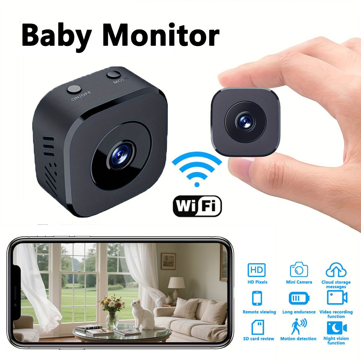 1080P HD Mini WiFi Camera Indo - Usb Sound Card ulasan dan harga