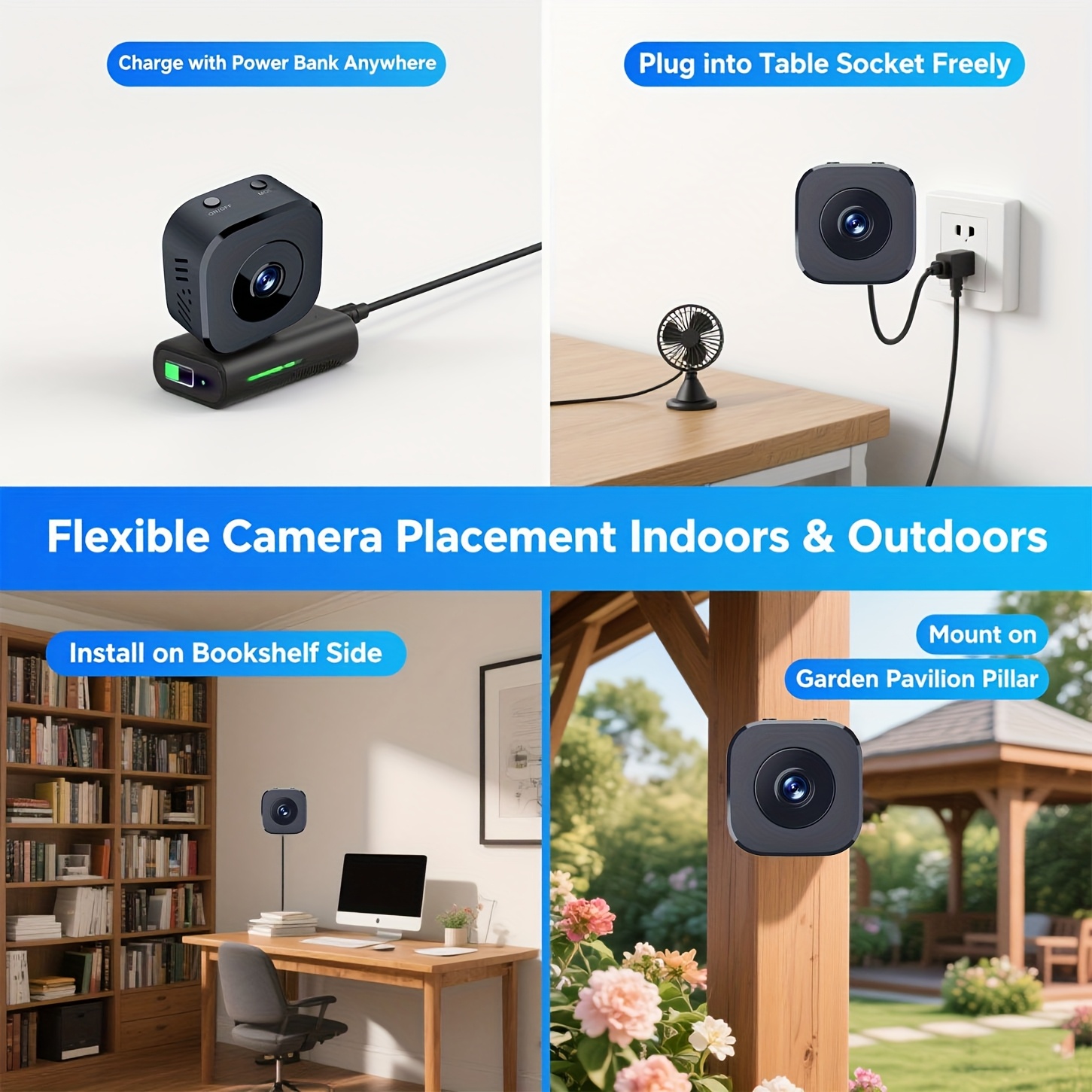 1080P HD Mini WiFi Camera Indo - Usb Sound Card ulasan dan harga