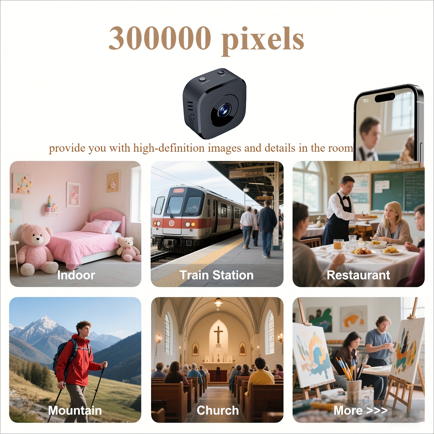 1080P HD Mini WiFi Camera Indo - Usb Sound Card ulasan dan harga
