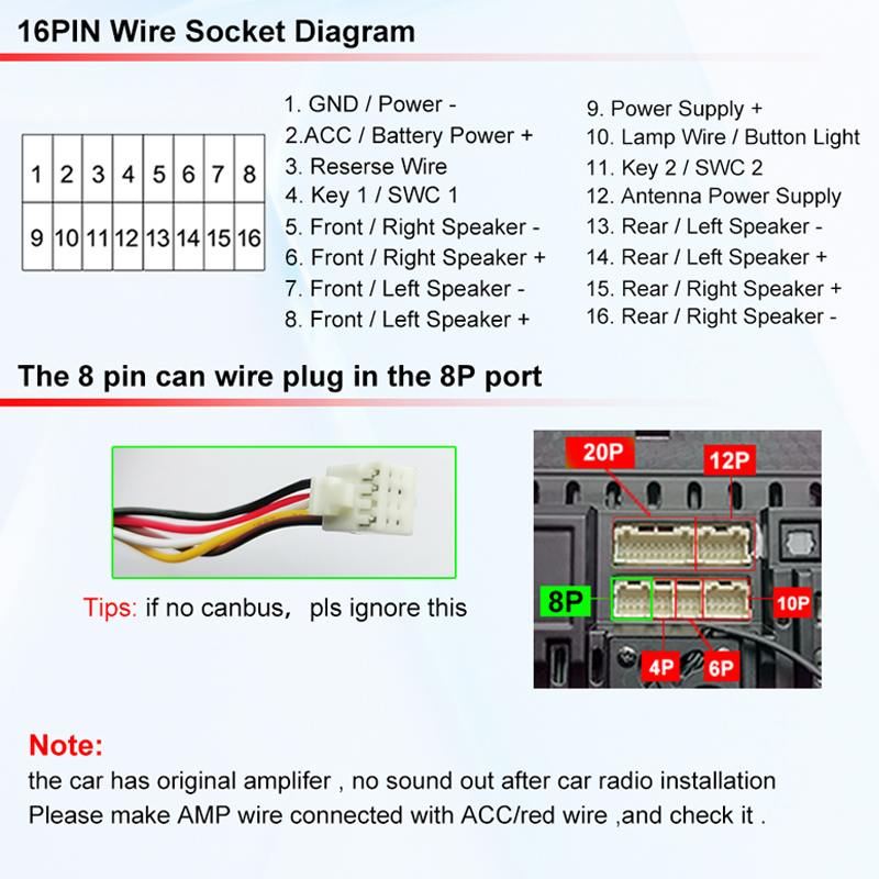 Car Radio Wire Harness Power C - Audio Cable Rca ulasan dan harga