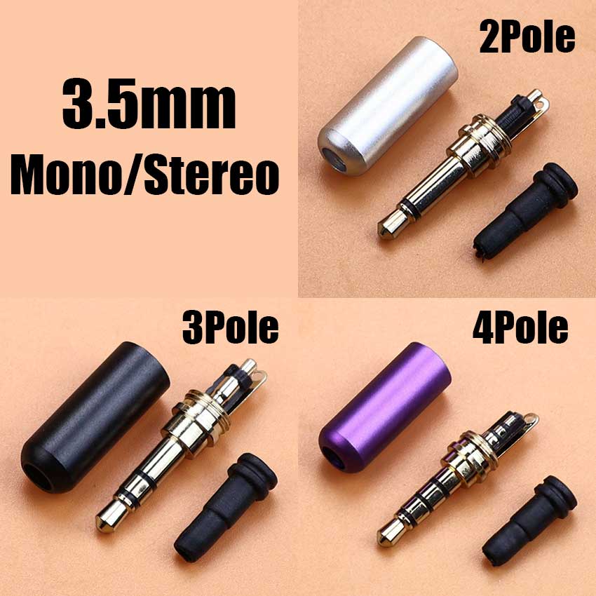 1pcs 3.5mm Mono Stereo Headpho - Audio Jumper Wire ulasan dan harga