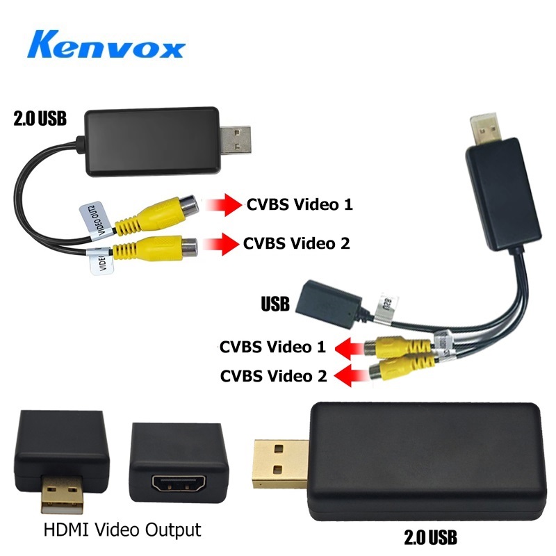 Kenvox Android Usb Video Outpu - Audio Cable Rca ulasan dan harga