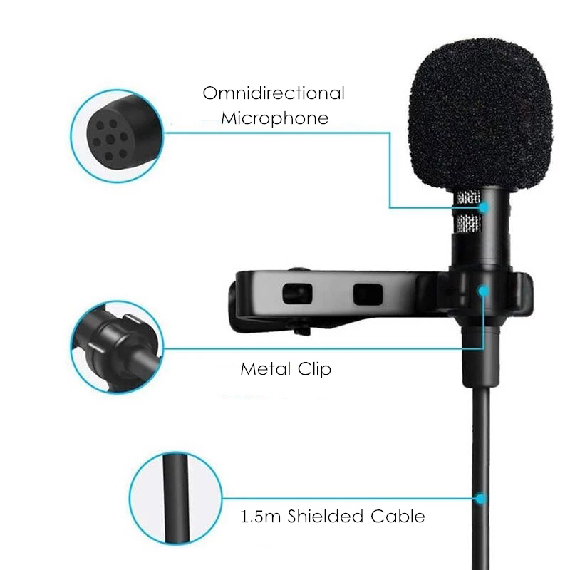 3.5mm Mini Portable Lavalier M - Microphone Capsule ulasan dan harga