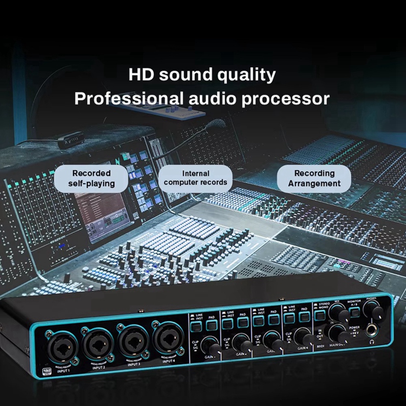 Audio Interface Sound Card Pro - Usb Sound Card ulasan dan harga