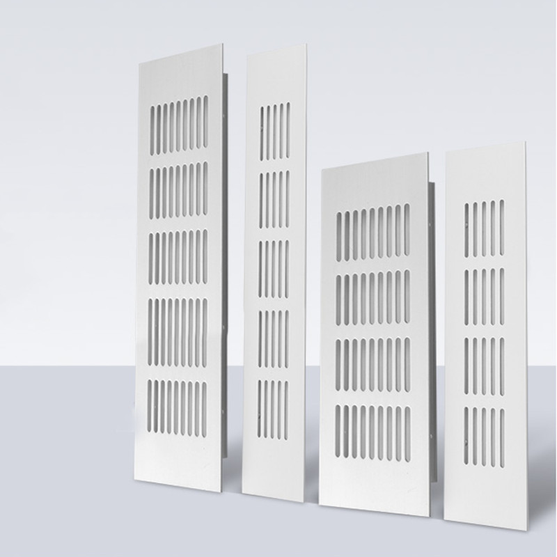 50/80mm Wide Vents Perforated  - Ventilation Grille Aluminum ulasan dan harga