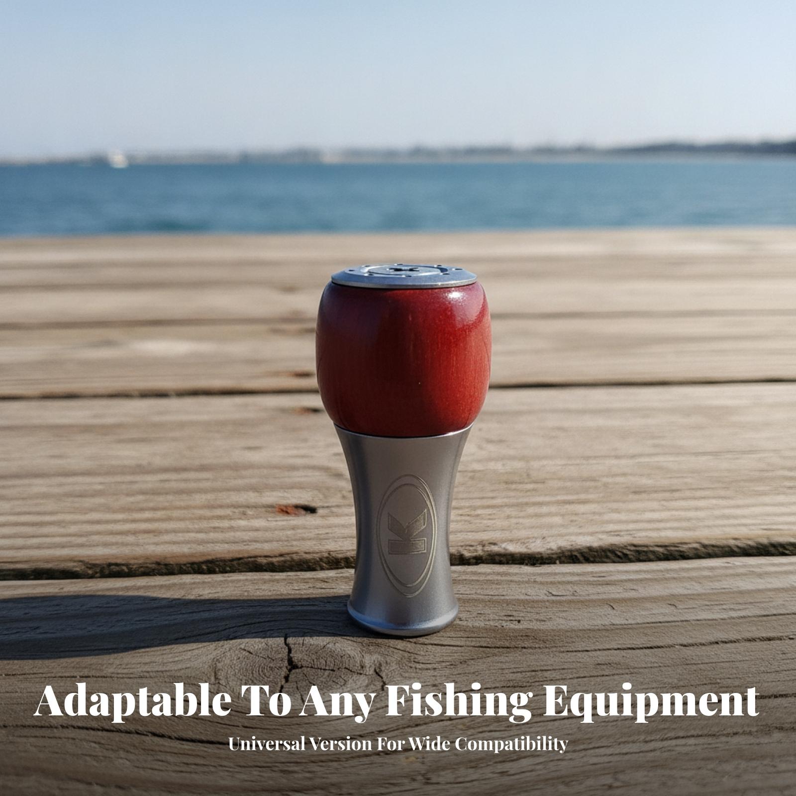 Fishing Reel Handle Wood Knob  - Knob Aluminum ulasan dan harga