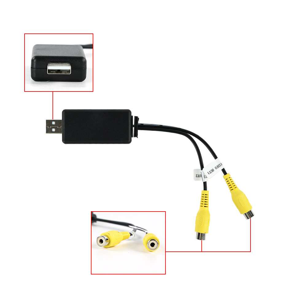 USB To CVBS RCA Video Output A - Audio Cable Rca ulasan dan harga