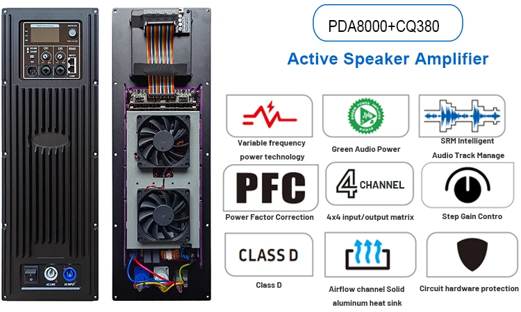 TLF PFA8000+CQ380 Amplifier Bo - Class D Amplifier ulasan dan harga