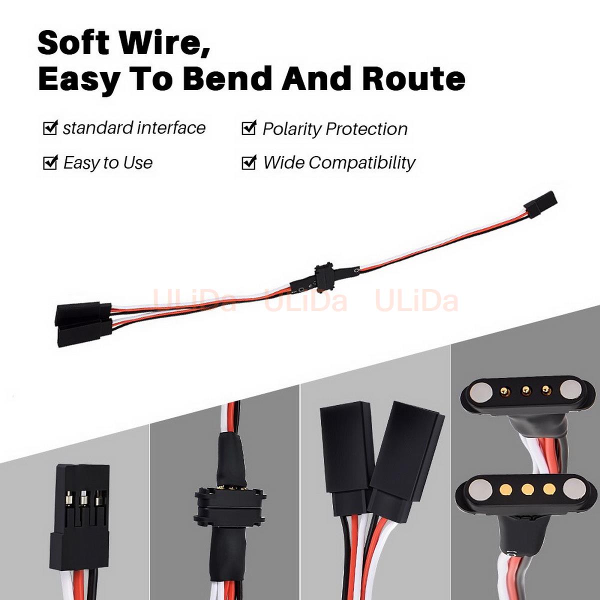 3-Pin Magnetic Snap-on 1 to 2  - Rca Cable ulasan dan harga