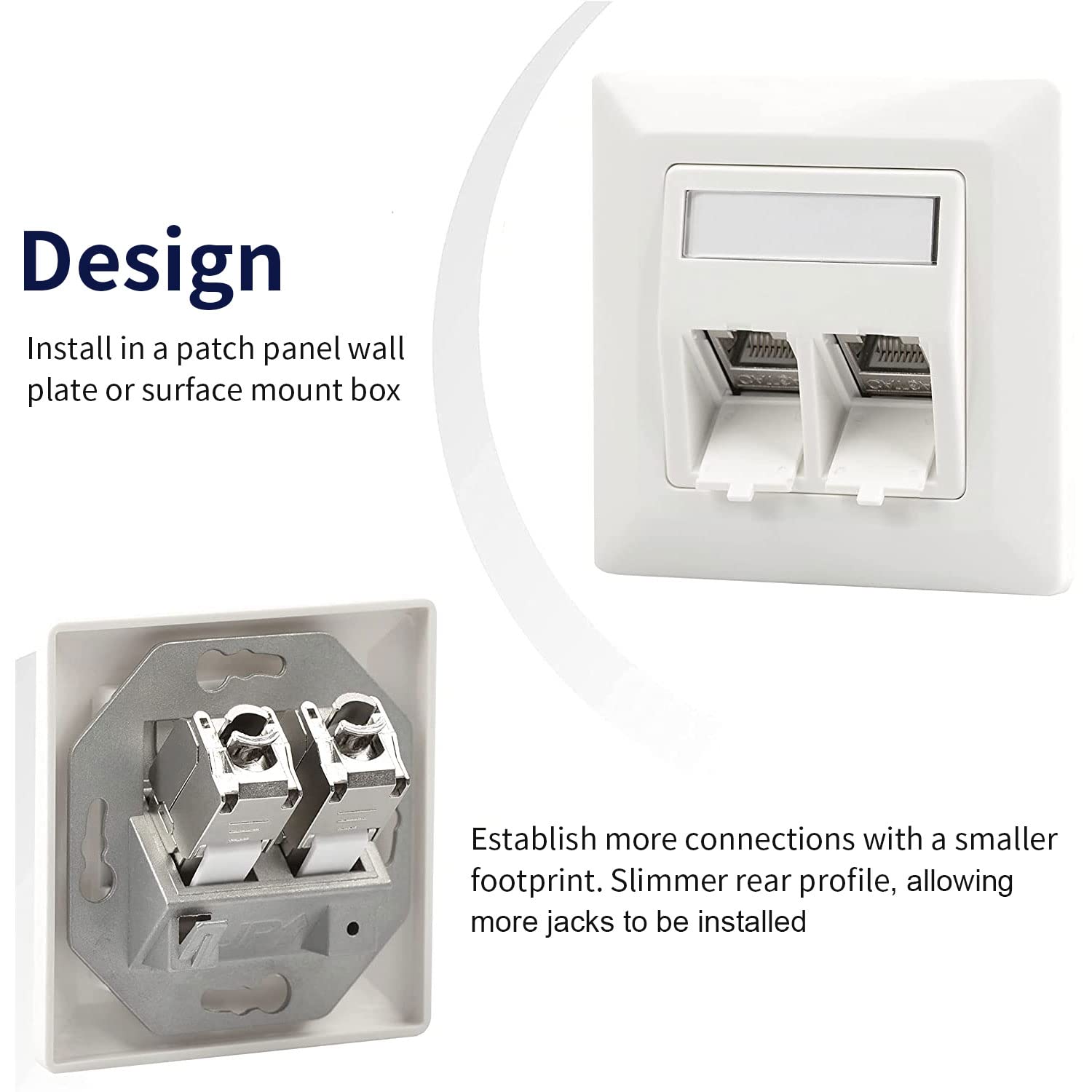 ZOERAX Cat6a Cat7 Keystone Jac - Rj45 Jack ulasan dan harga