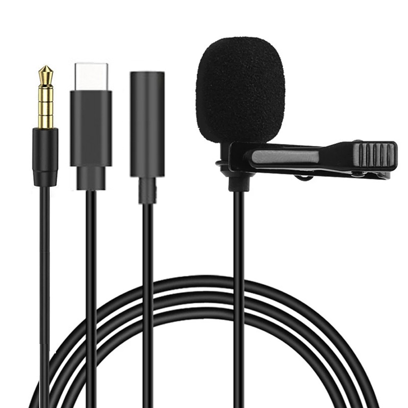 1.5m Mini Portable Lavalier Mi - Microphone Capsule ulasan dan harga