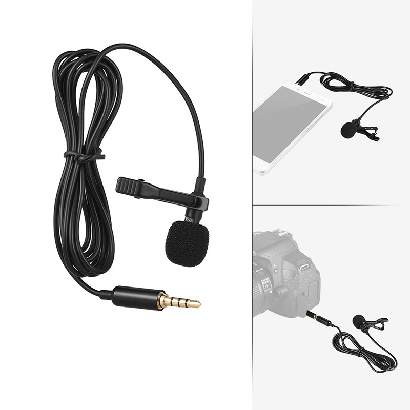 1.5m Mini Portable Lavalier Mi - Microphone Capsule ulasan dan harga