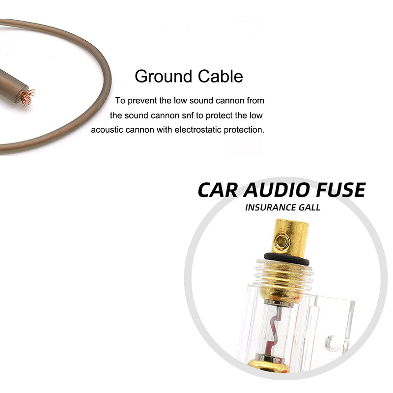 1200W Car Audio Wiring Kit 10G - Audio Jumper Wire ulasan dan harga